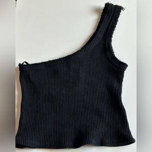 Urban outfitters one shoulder cropped top